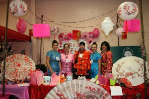 “Miso Spicy” a chili cooking team from Community Bank N.A. won 1st place for the 3rd year in a row with their booth decorations and theme.